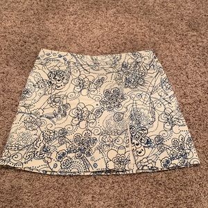 Blue and Cream Women’s Golf Skort Size 8 Lady Hagen